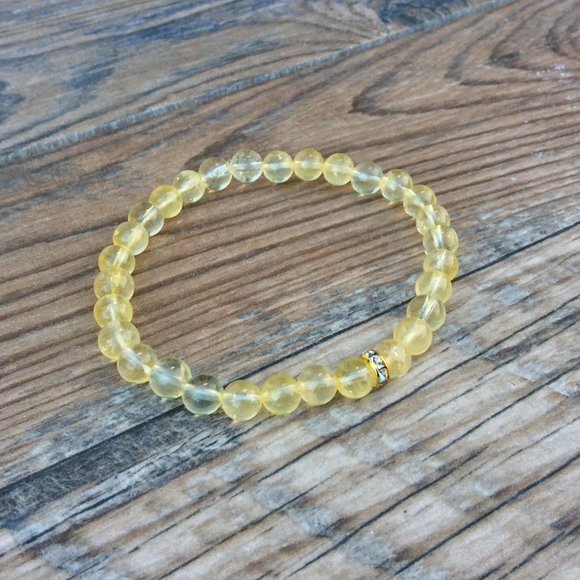 Citrine bracelet, November birthstone, healing bracelet - Picture 2 of 9